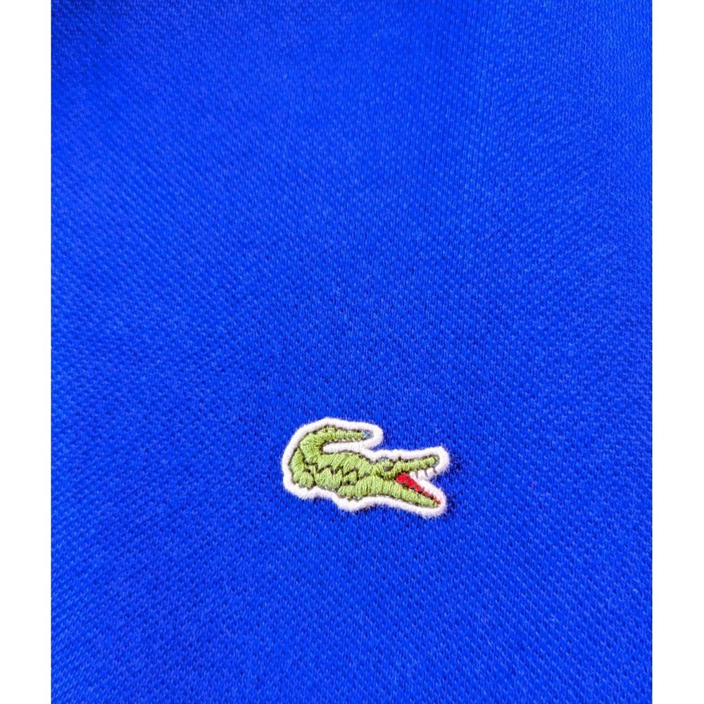 NWT Lacoste Classic Fit Polo Shirt Mens Size 7 XL Blue 100% Cotton Crocodile Log - Picture 4 of 14